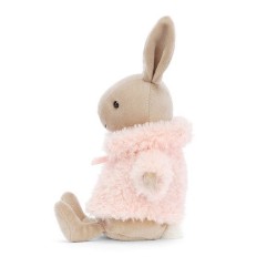 Jellycat - Króliczek w Różowym Kożuszku 17 cm