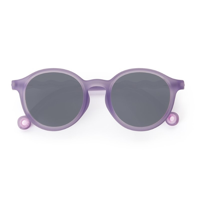 OLIVIO - Okulary przeciwsłoneczne z polaryzacją Oval (3-12 lat) - Purple Coral