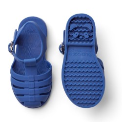 Liewood - Elastyczne sandały dziecięce odporne na wodę Bre Sandals - Surf blue