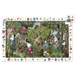 Djeco - Puzzle obserwacja GRY W OGRODZIE 100el.