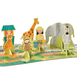 Floss & Rock - Safari Park Puzzle 60 elementów