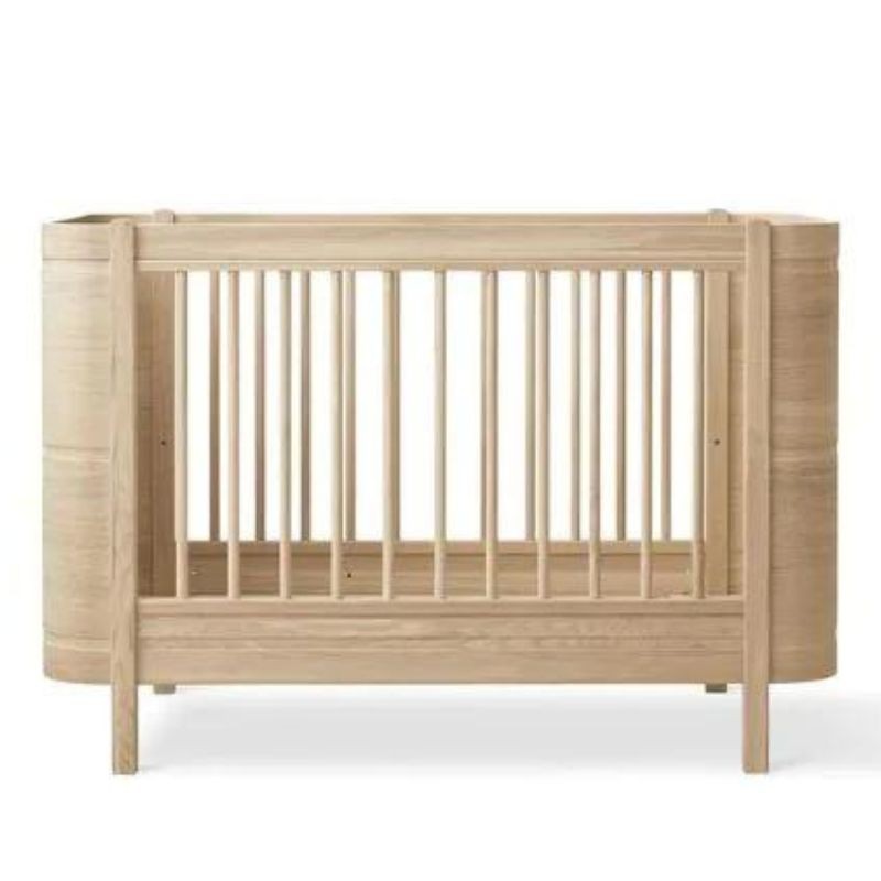 Oliver Furniture - Drewniane łóżeczko WOOD Mini+ (68x122cm), oak