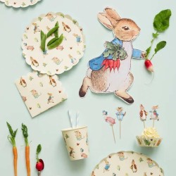 Meri Meri - Talerzyki papierowe 12szt. - Peter Rabbit™