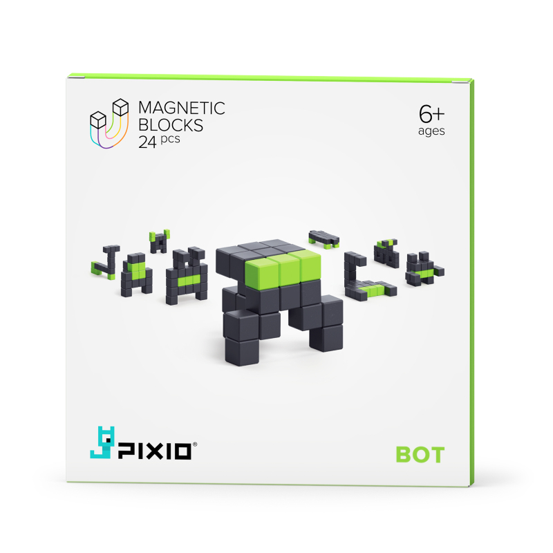 Pixio - Klocki magnetyczne 24 Bot