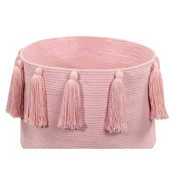 Lorena Canals - Kosz dekoracyjny Tassels Pink