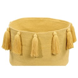 Lorena Canals - Kosz dekoracyjny Tassels Yellow