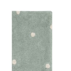 Lorena Canals - Dywan do prania Mini Dot Blue Sage 100x150