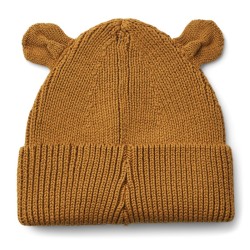 Liewood - Czapka bawełniana z uszkami Gina Beanie - Golden caramel