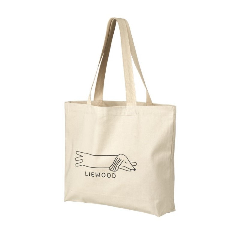 Liewood - Duża torba na ramię Tote Bag Big - Dog/Sandy