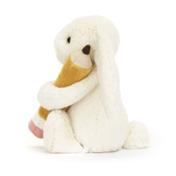 Jellycat - Przytulanka Wesoły króliczek z ołówkiem 18cm