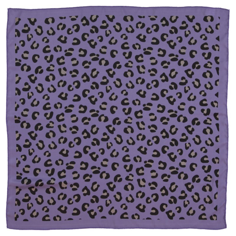 Piupiuchick - Bandana/chustka - purple w/ animal print