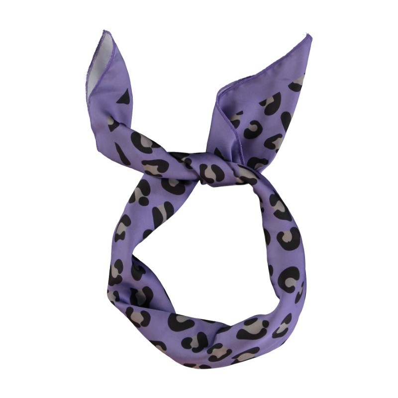 Piupiuchick - Bandana/chustka - purple w/ animal print