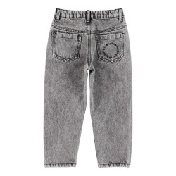 Piupiuchick - Denimowe spodnie Unisex - washed black denim