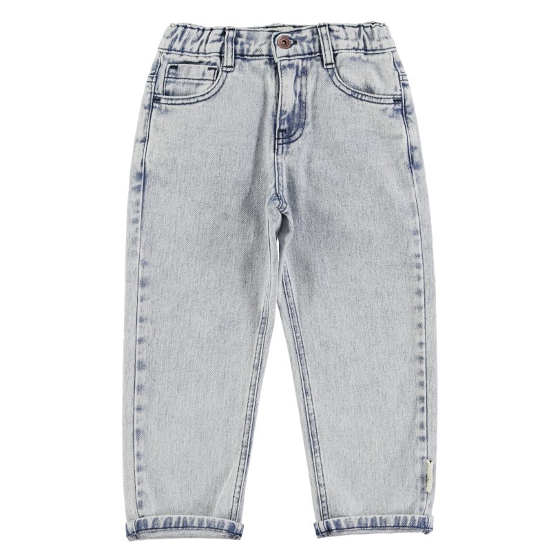 Piupiuchick - Denimowe spodnie Unisex - washed light blue denim