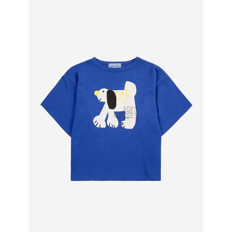 Bobo Choses - Bawełniany t-shirt z nadrukiem Kids Fairy Dog - blue