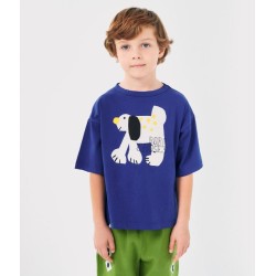 Bobo Choses - Bawełniany t-shirt z nadrukiem Kids Fairy Dog - blue