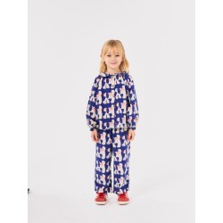 Bobo Choses - Spodnie materiałowe Kids Fairy Dog all over straight pants - offwhite