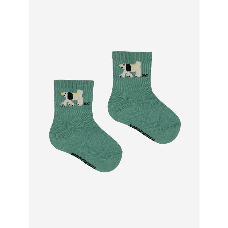 Bobo Choses - Skarpety Baby Fairy Dog short socks - green