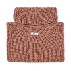 Liewood - Bawełniany komin z golfem Meack Neckwarmer - Dark rosetta