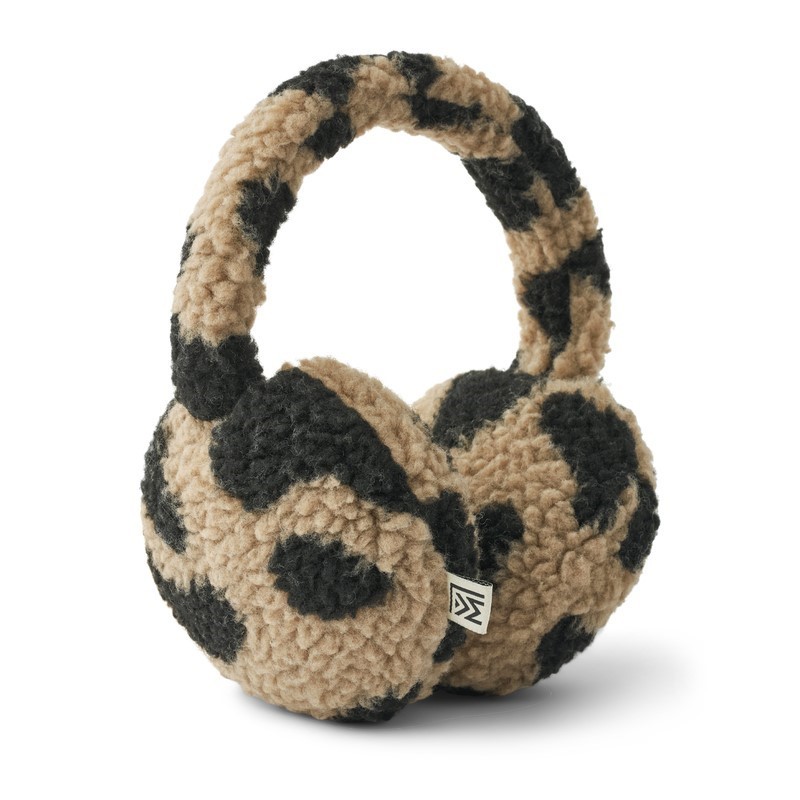 Liewood - Nauszniki ze sztucznego futerka Albero Pile Earwarmers - Mega leo/Oat mix