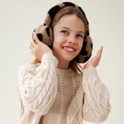 Liewood - Nauszniki ze sztucznego futerka Albero Pile Earwarmers - Mega leo/Oat mix