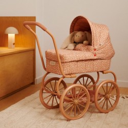 Liewood - Wózek dla lalek z gondolą Adaline Doll Pram - Mini leo/Tuscany rose