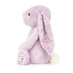 Jellycat - Przytulanka Blossom Królik z uszami w kwiatki 31cm - fioletowy