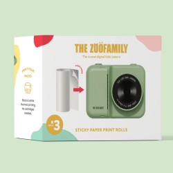 The Zoofamily - Samoprzylepne rolki do aparatu z drukarką 3szt.