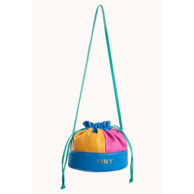 Tinycottons - Torebka na długim pasku COLOR BLOCK BUCKET BAG - multicolor