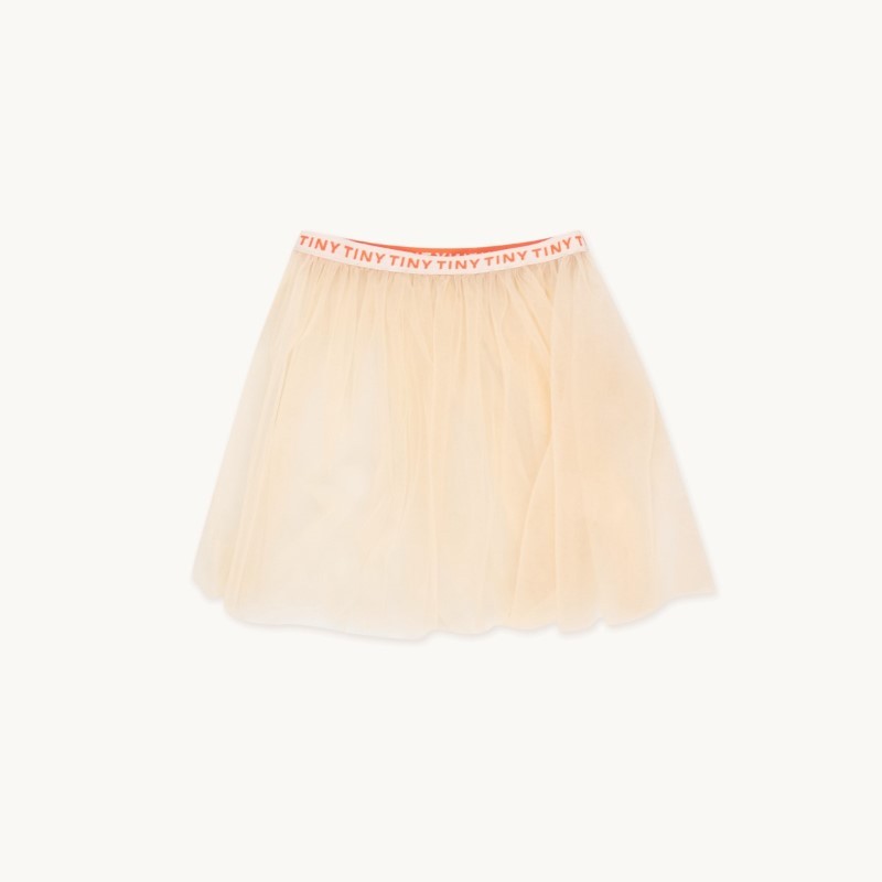 Tinycottons - Tiulowa spódniczka dziecięca TUTU - light cream