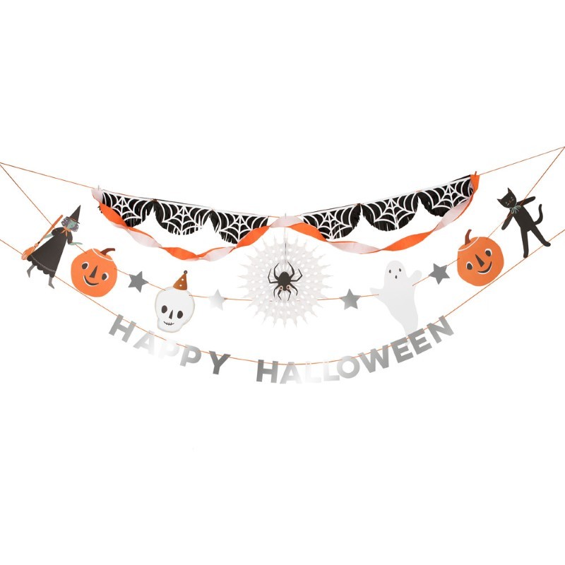 Meri Meri - Papierowa girlanda dekoracyjna - It's Halloween!