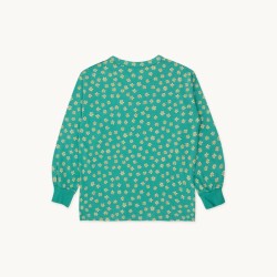 Tinycottons - Bawełniany longsleeve dziecięcy DAISIES - deep green