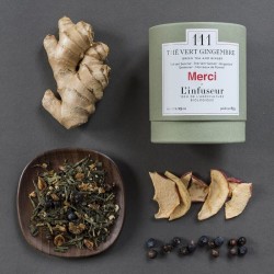 Merci x L'infuseur - Zielona herbata imbirowa ORGANIC N°111 (65g)