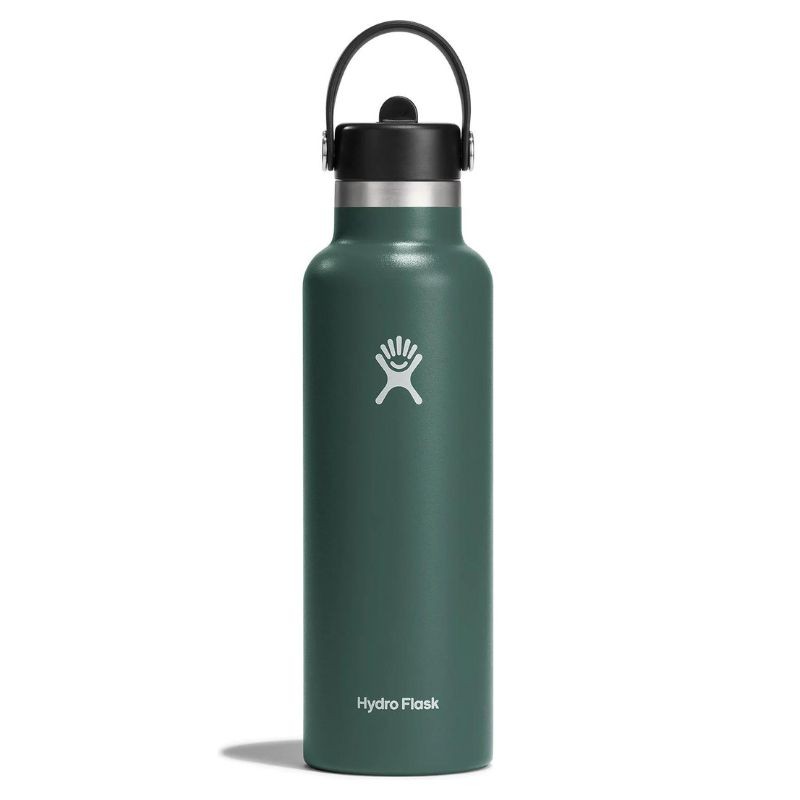 Hydro Flask - Butelka termiczna Standard Flex Straw Cap 620ml - zielona