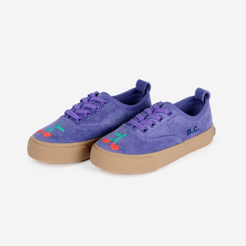 Bobo Choses - Trampki sztruksowe Kids Bobo Cherry sneakers - purple