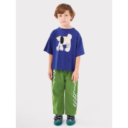 Bobo Choses - Spodnie materiałowe Kids Bobo Choses Diamonds straight pants - olive