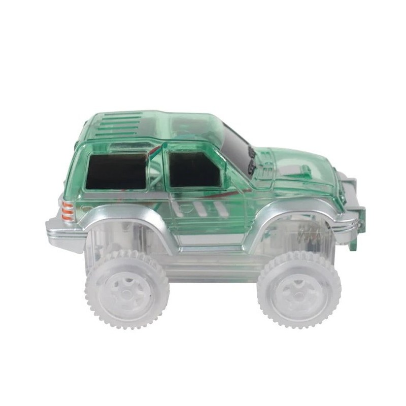 Cleverclixx - Race Track Car  Pastel Green