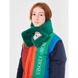 Bobo Choses - Futrzany komin Kids B.C neck warmer - green