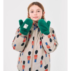 Bobo Choses - Ocieplane rękawiczki z jednym palcem Kids B.C mittens - green