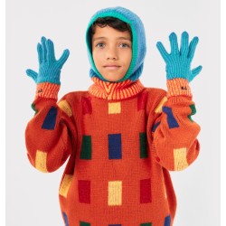 Bobo Choses - Rękawiczki dzianinowe Kids Color Stripes gloves - multicolor