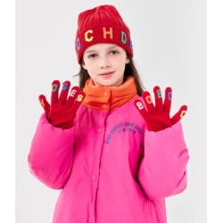 Bobo Choses - Rękawiczki dzianinowe Kids Bobo Choses gloves - red