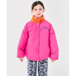 Bobo Choses - Kurtka ocieplana Kids Bobo Circle anorak - fuchsia