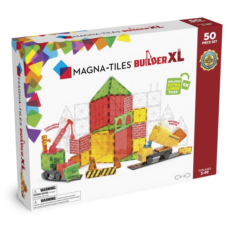 Magna Tiles - Klocki magnetyczne Builder XL 50el.