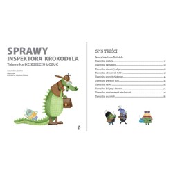 Książka - Sprawy inspektora Krokodyla. Tajemnice dziesięciu uczuć. Uczuciometr