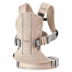 BABYBJORN ONE AIR 3D  - nosidełko, Perłowy Różowy