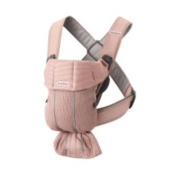 BABYBJORN MINI 3D Mesh – nosidełko, Zgaszony Róż