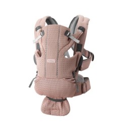 BABYBJORN MOVE 3D Mesh - nosidełko, Zgaszony Róż