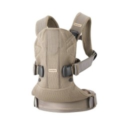 BABYBJORN ONE AIR 3D MESH  - nosidełko, Szary Beż