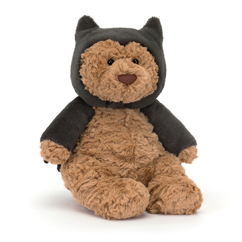 Jellycat - Przytulanka Miś Bartłomiej nietoperz 26cm - Halloween