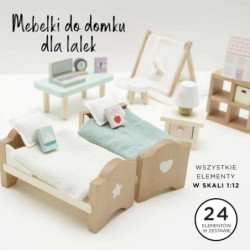 Le Toy Van - Mebelki do domku dla lalek Sypialnia dziecięca Daisylane